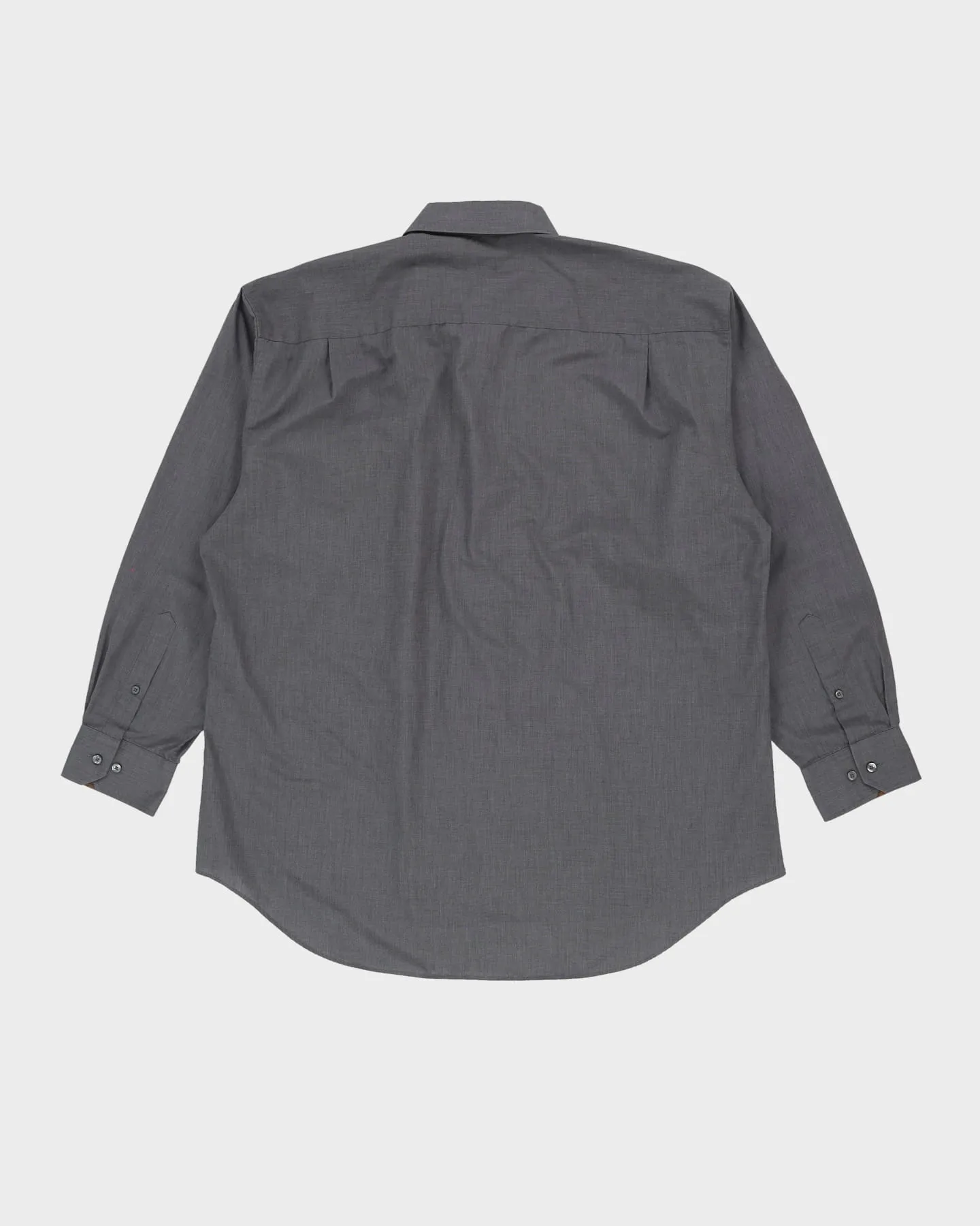 00s Balmain Grey Long-Sleeve Shirt - XL