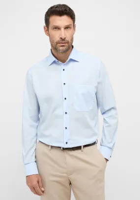 1863 by Eterna Comfort Fit Formal Shirt, Blue