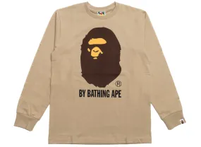 A Bathing Ape by Bathing Ape L/S Tee in Beige