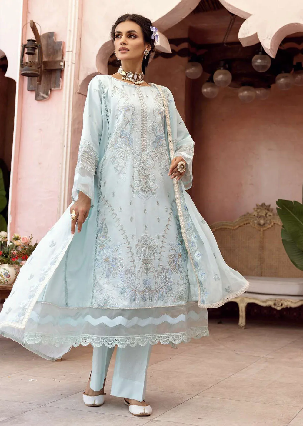 AHU - Unstitched - Brocade Embroidered Lawn Collection 2023