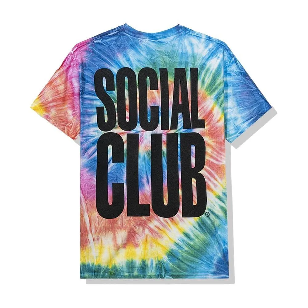 AntiSocialSocialClub HEATWAVE RAINBOW TIE DYE-TIE DYE