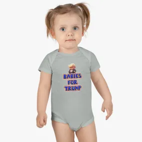 Babies For Trump Infant Baby Rib Bodysuit