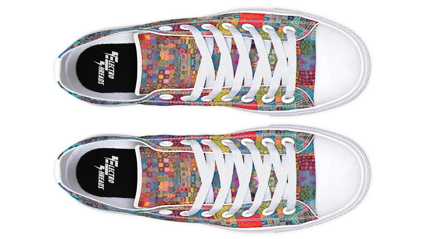 Blotter Patch Fuzz Low Top Shoes