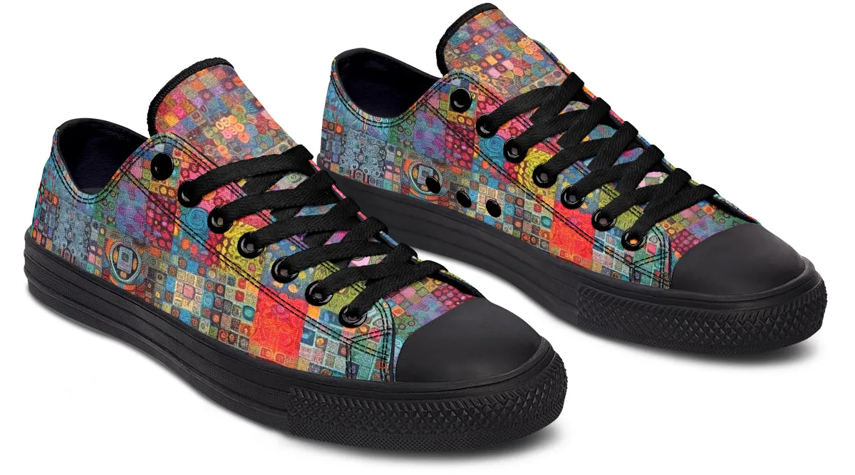 Blotter Patch Fuzz Low Top Shoes