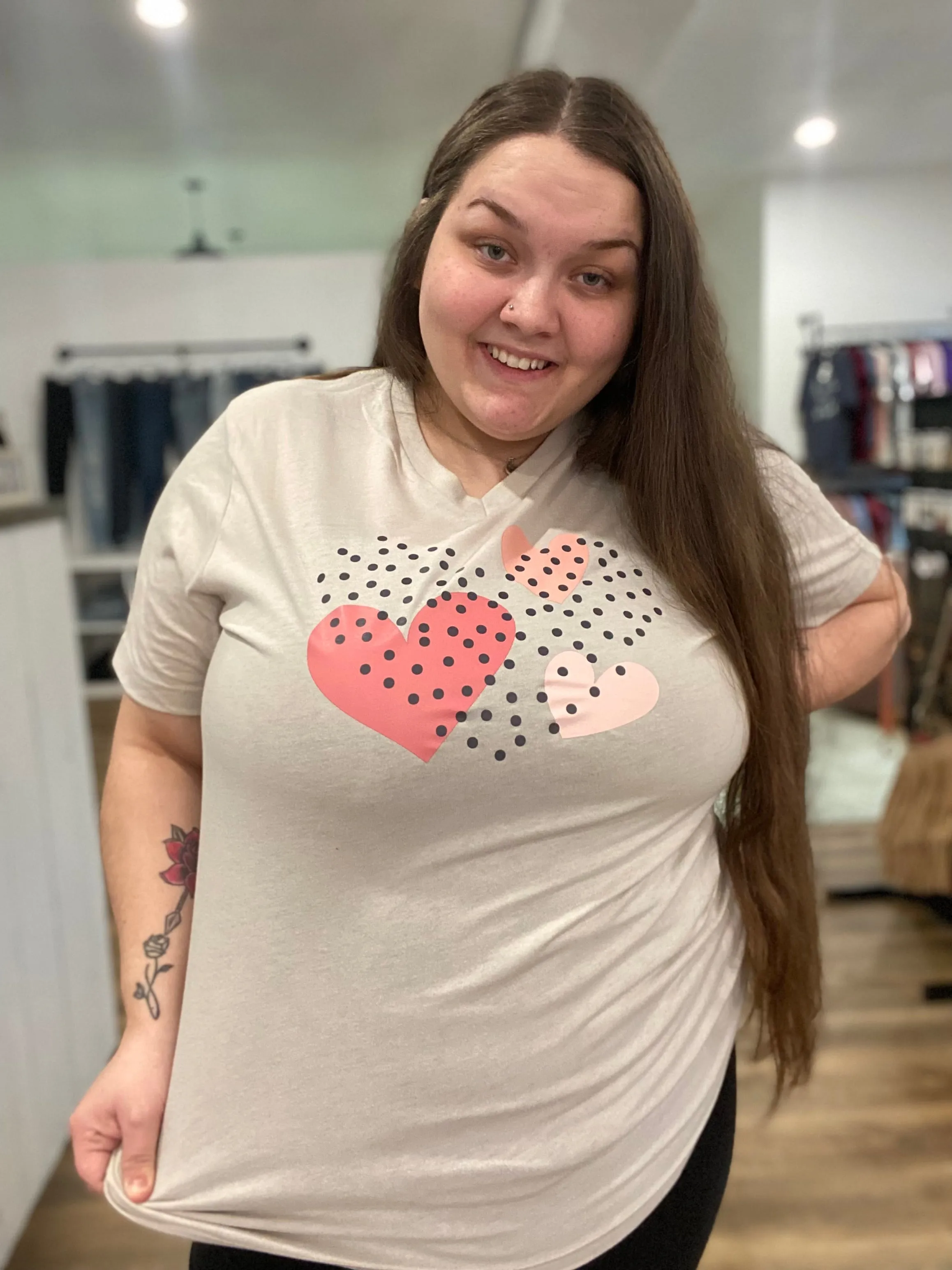 Boho Hearts Graphic Tee