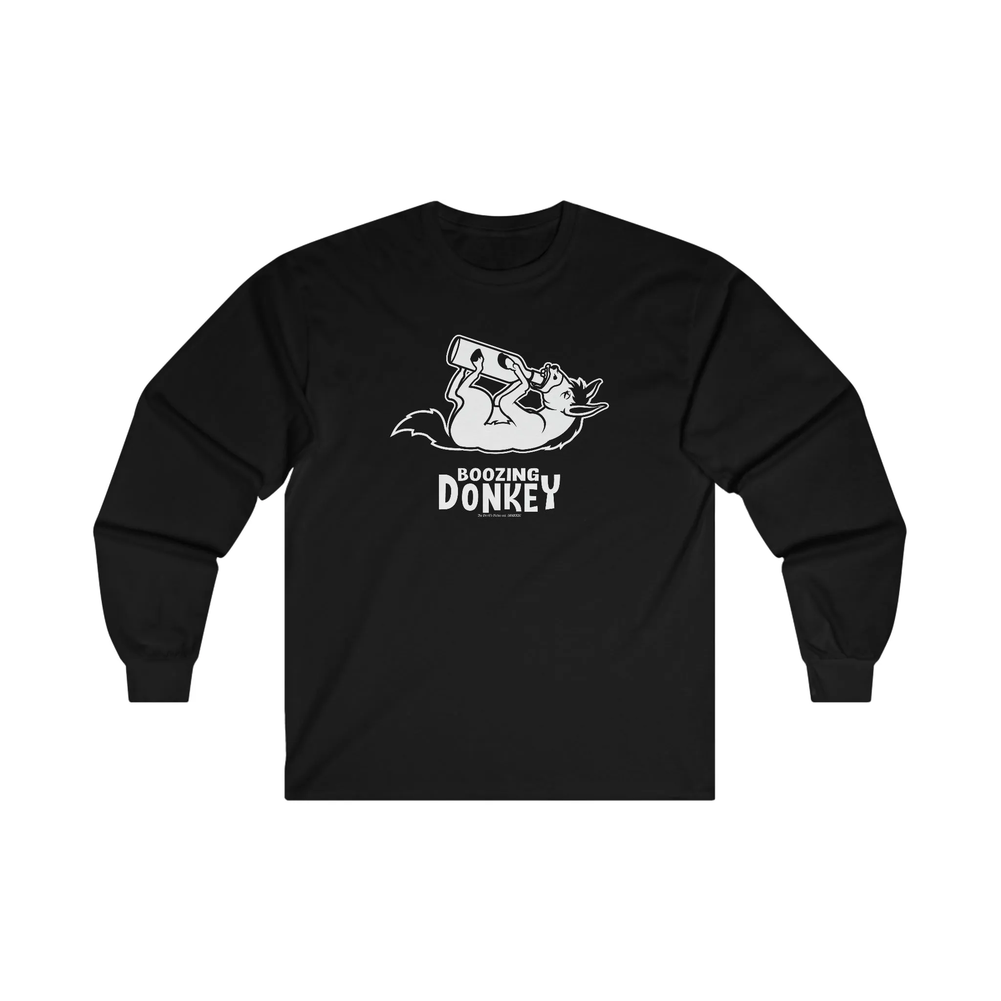 Boozing Donkey Long Sleeve Tee