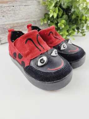 BUM KIDS LADYBUG SHOES SUEDE SIZE 6 CHILD EUC