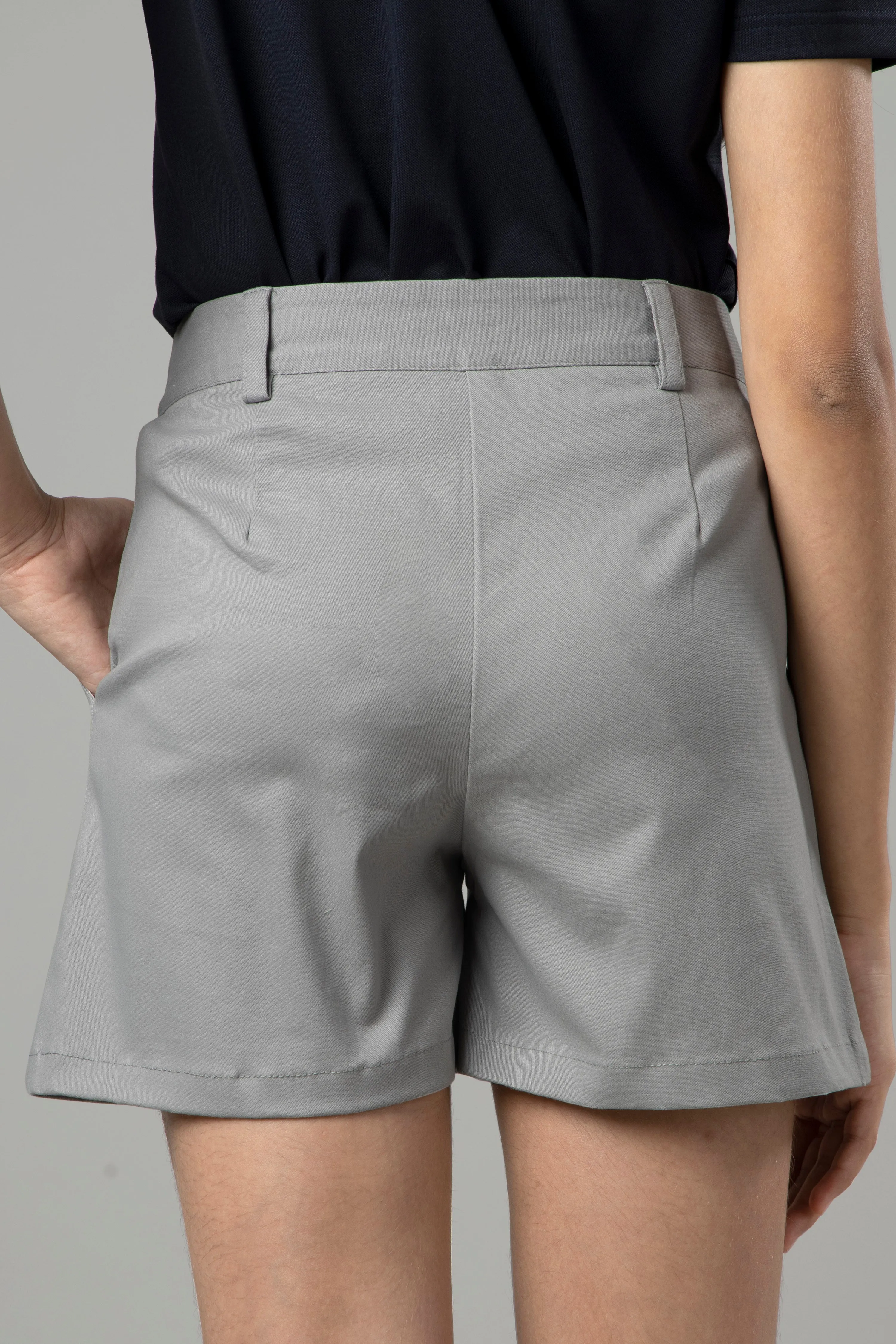 Classic Plain Shorts For Girls