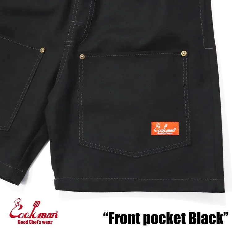 Cookman Chef Short Pants - Front pocket : Black