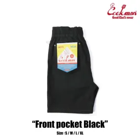 Cookman Chef Short Pants - Front pocket : Black