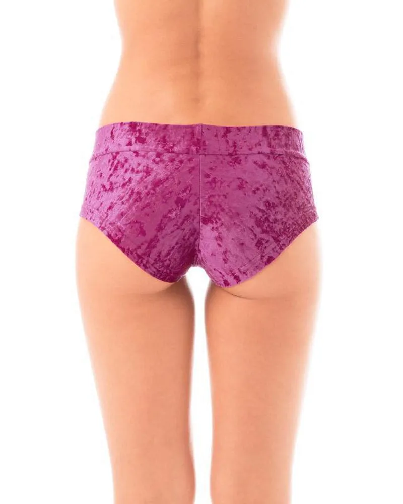 Dragonfly Hot Pants - Velvet Ruby