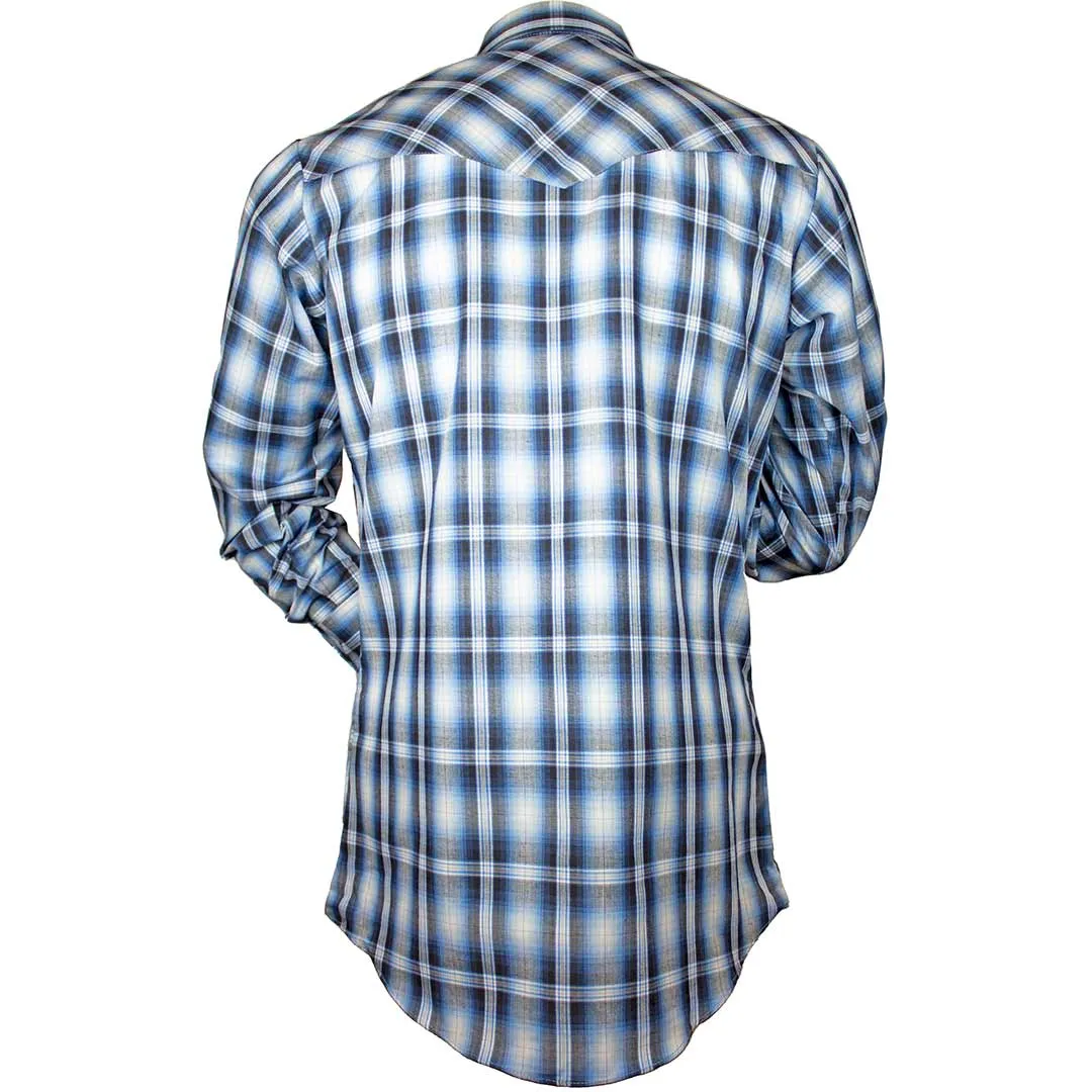 Ely Cattleman Men's Ombre Plaid Snap Shirt