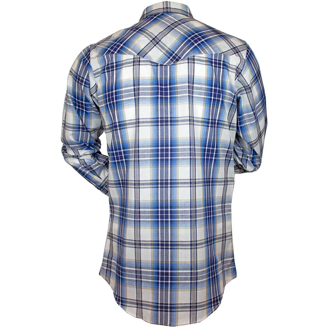 Ely Cattleman Men's Plaid Print Snap Shirt