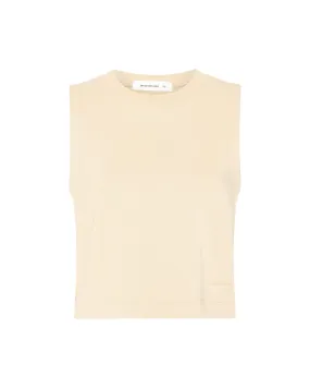 ESSENTIAL SWEAT TANK - BUTTER CREAM