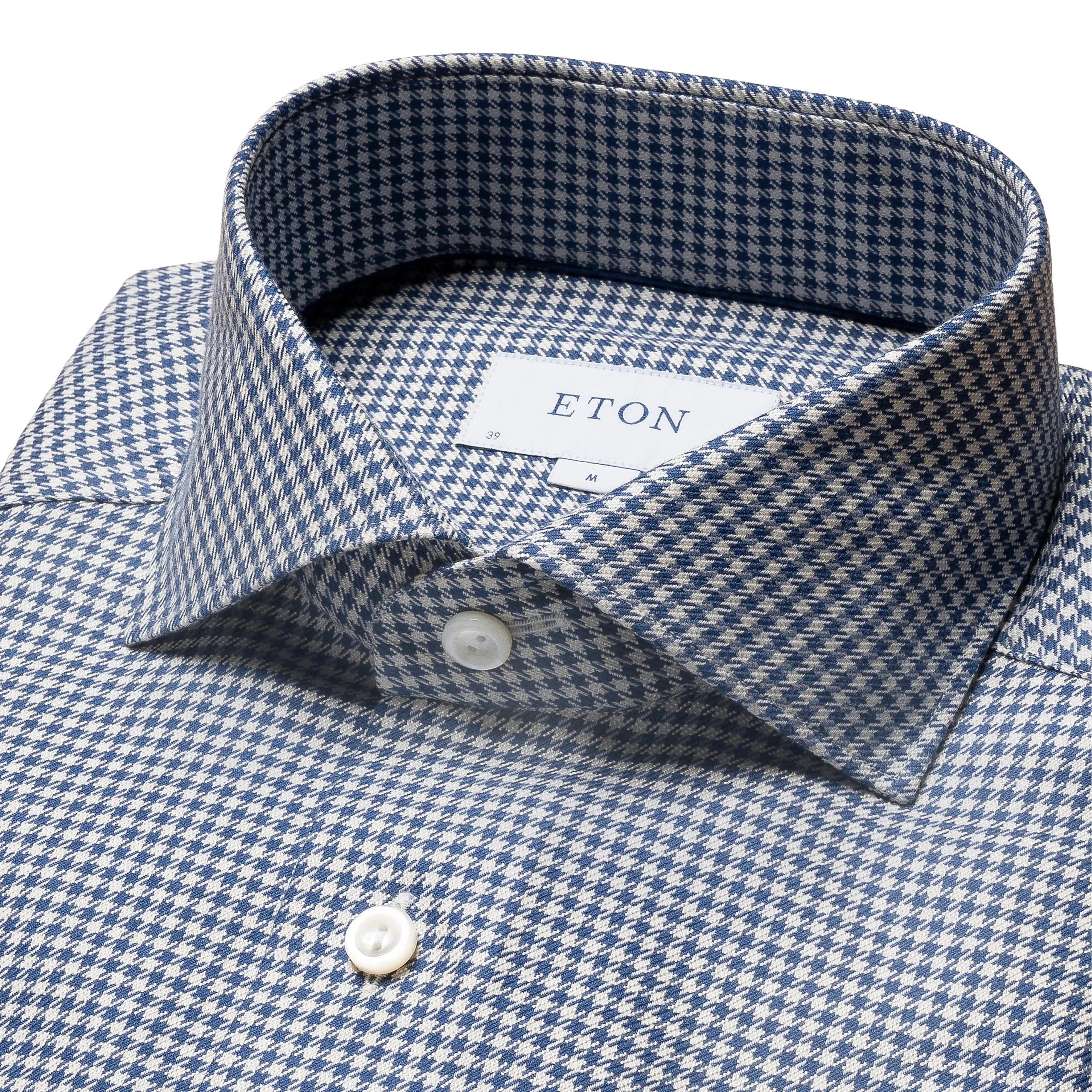 Eton Elite Slim Fit - Micro Checked Shirt