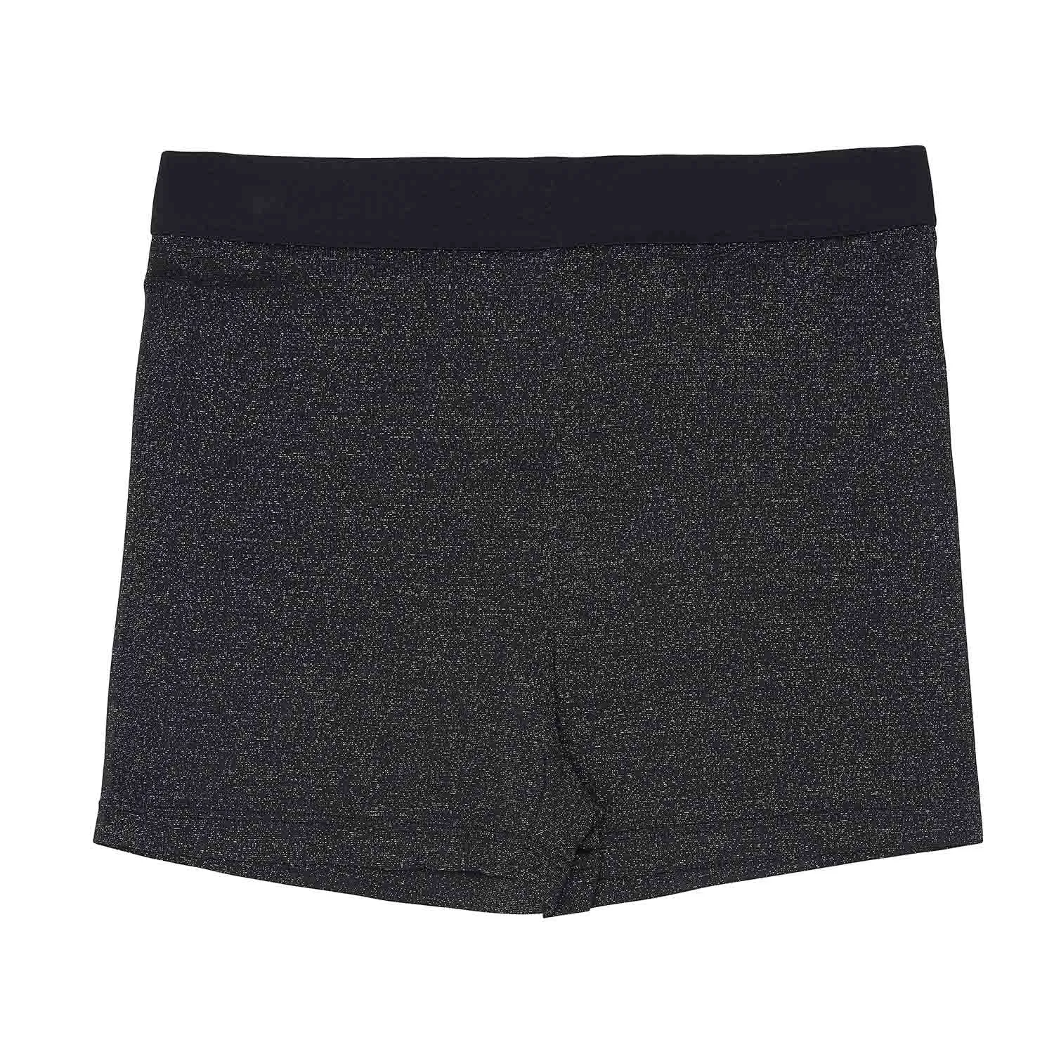 Gabby: Elastic Waist Sparkle Short with Lurex