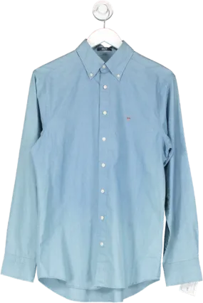 GANT Blue Regular Fit Tech Prep Cotton Shirt UK S