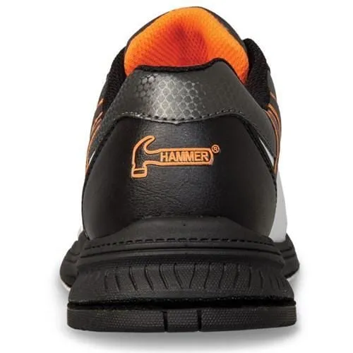 Hammer Womens Vixen White Black Orange Right Hand Wide Bowling Shoes