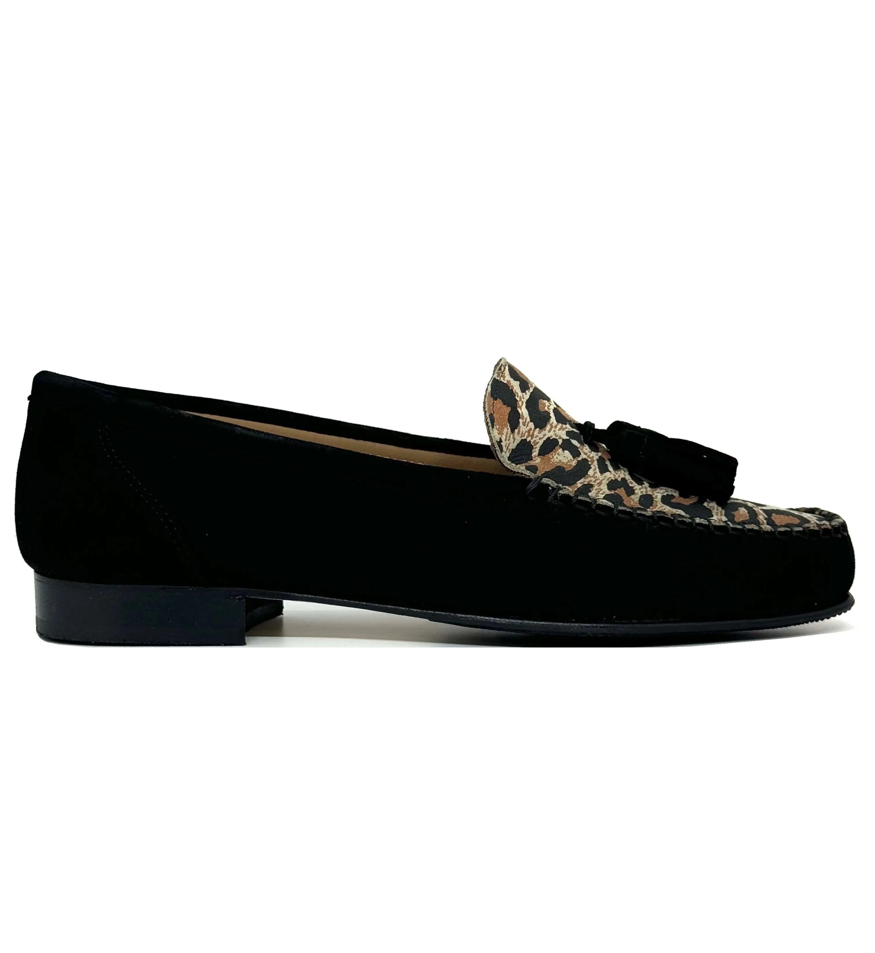 HB Shoes Ladies Tassle Trim Loafer