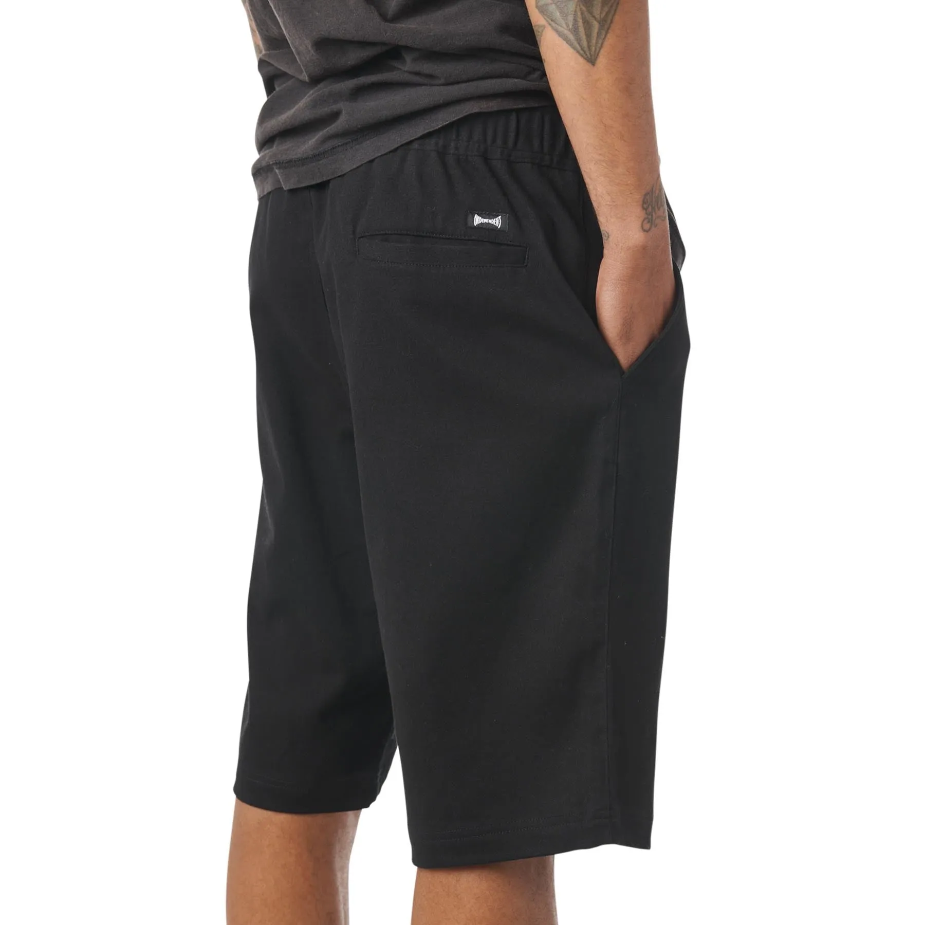 Independent Span Pull On Shorts Black Bottom