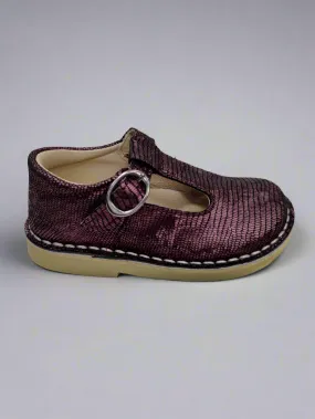 Infant Girls Shoes Petasil Purple Strap Crosspatch Bordo 5346 sale