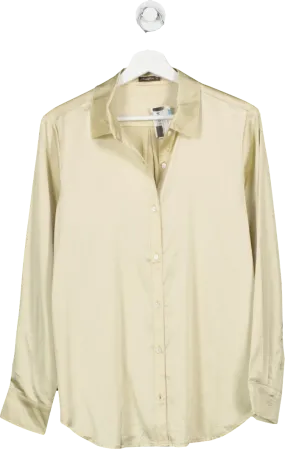 J McLaughlin Beige Denver Blouse UK M