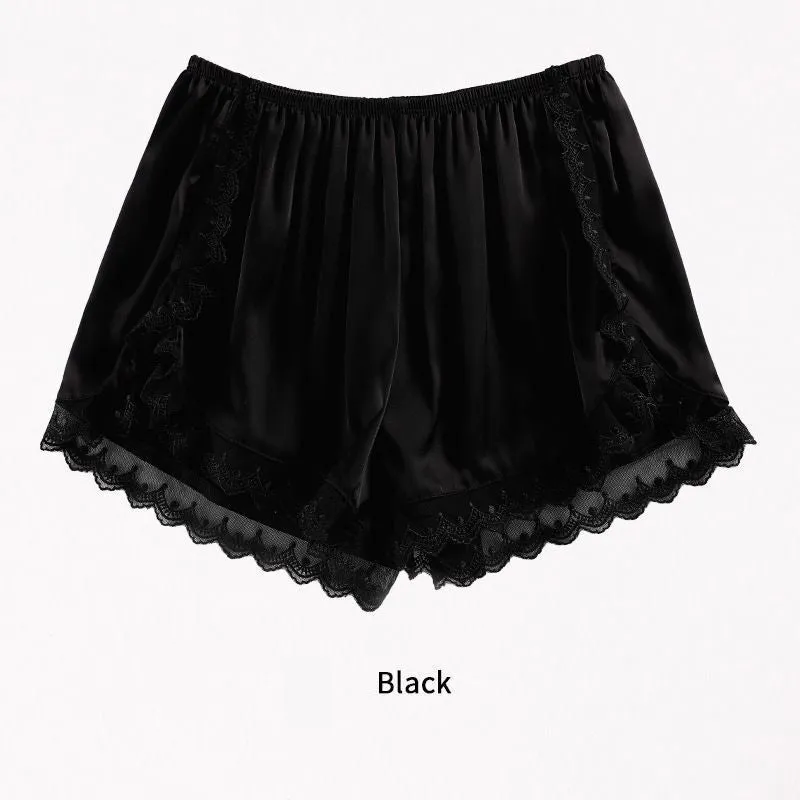 Lace anti-glare bottoming shorts