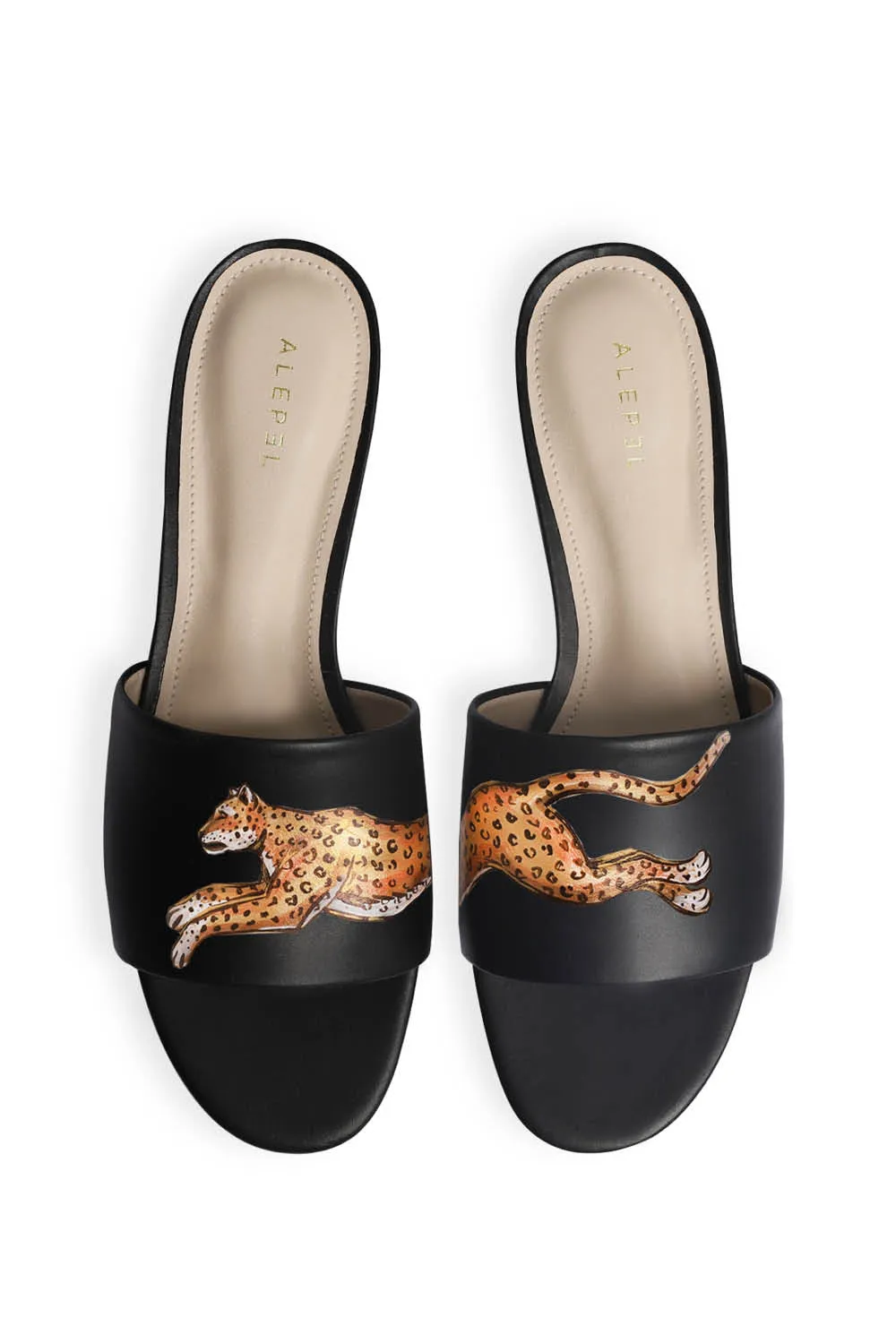 Leopard Black Slide