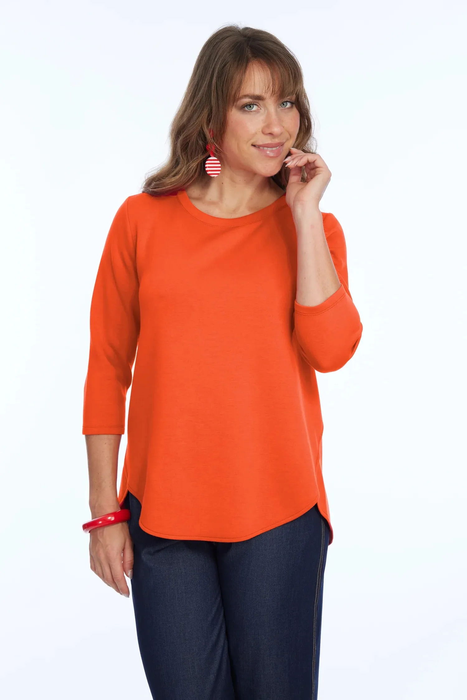 Lior Zofi Round Neck Top - (six colors)