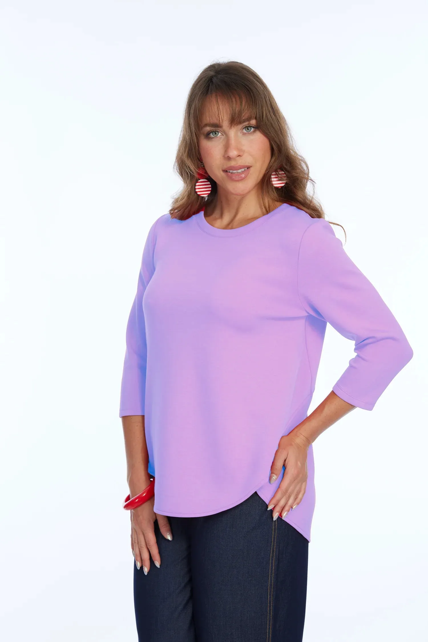 Lior Zofi Round Neck Top - (six colors)