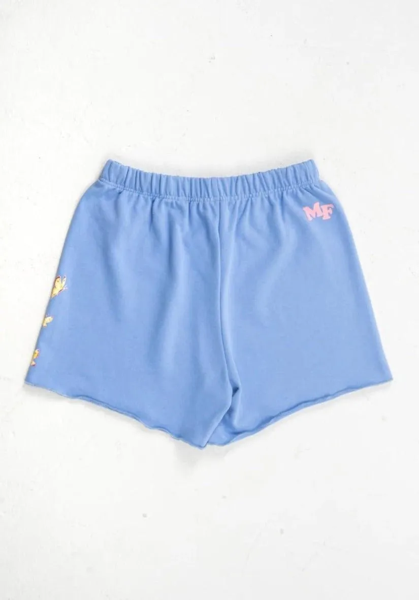 Mayfair Be Nice! Blue Sweatshorts Shorts