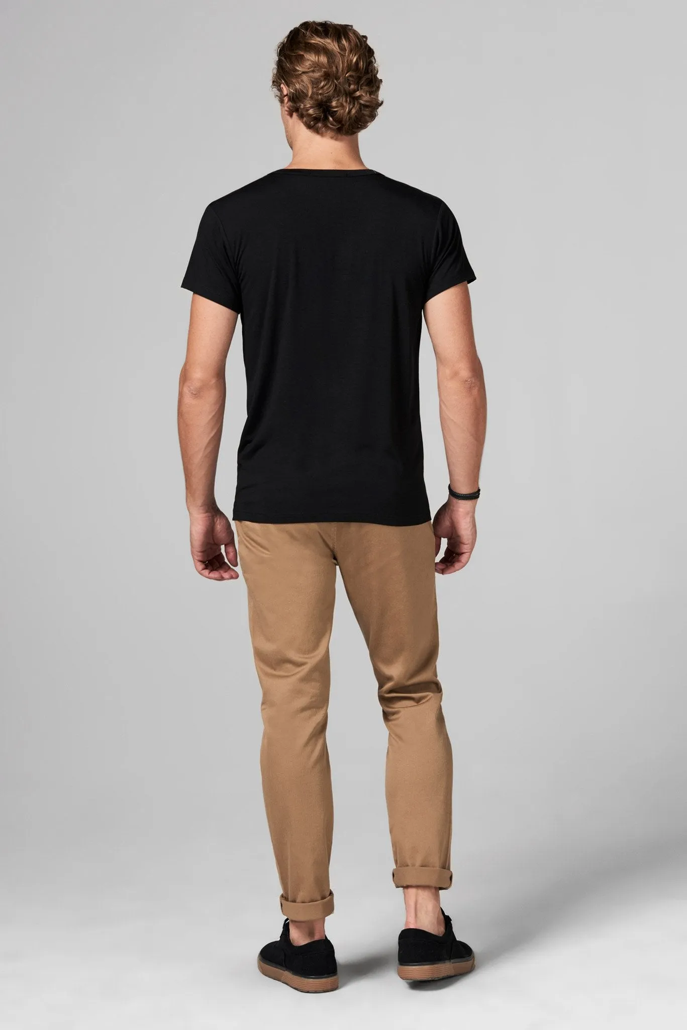 Men's Modal Cross V-Neck Tee