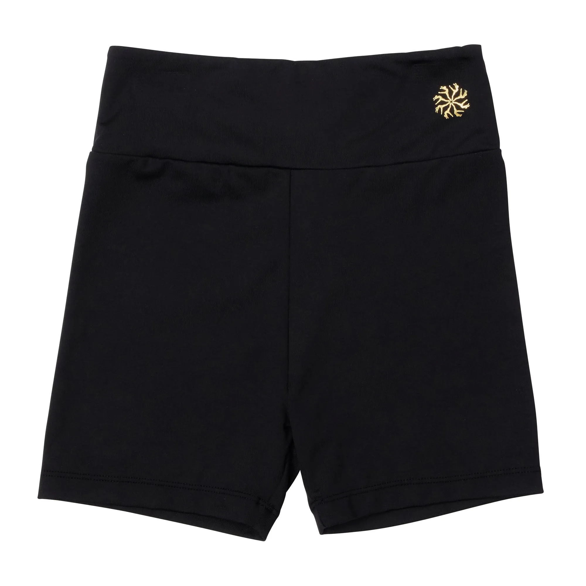 Nicole: Midi Length Bike Shorts in Black