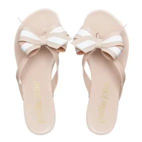 Nude Bow Sandals