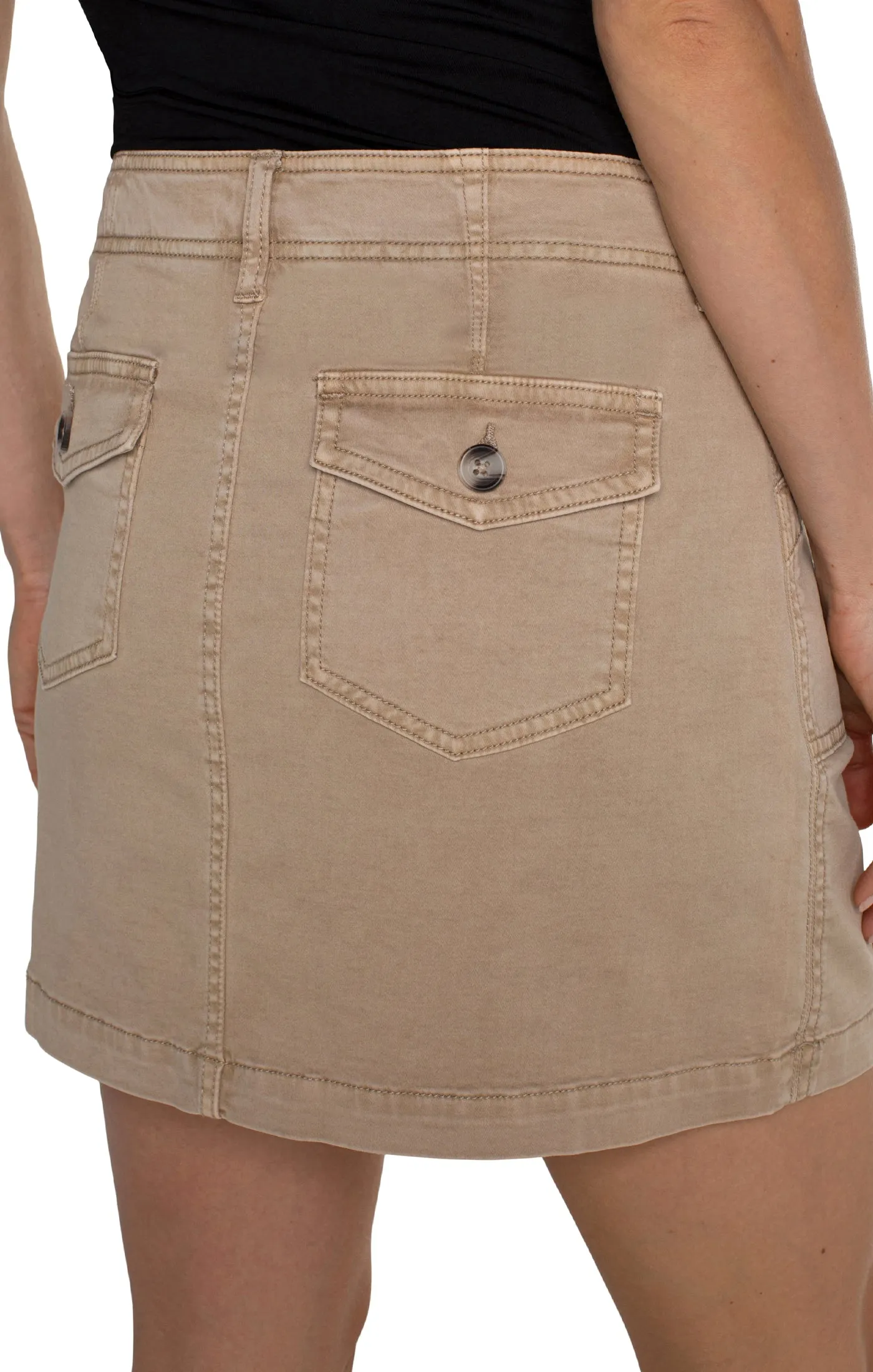 PETITE CARGO SKORT