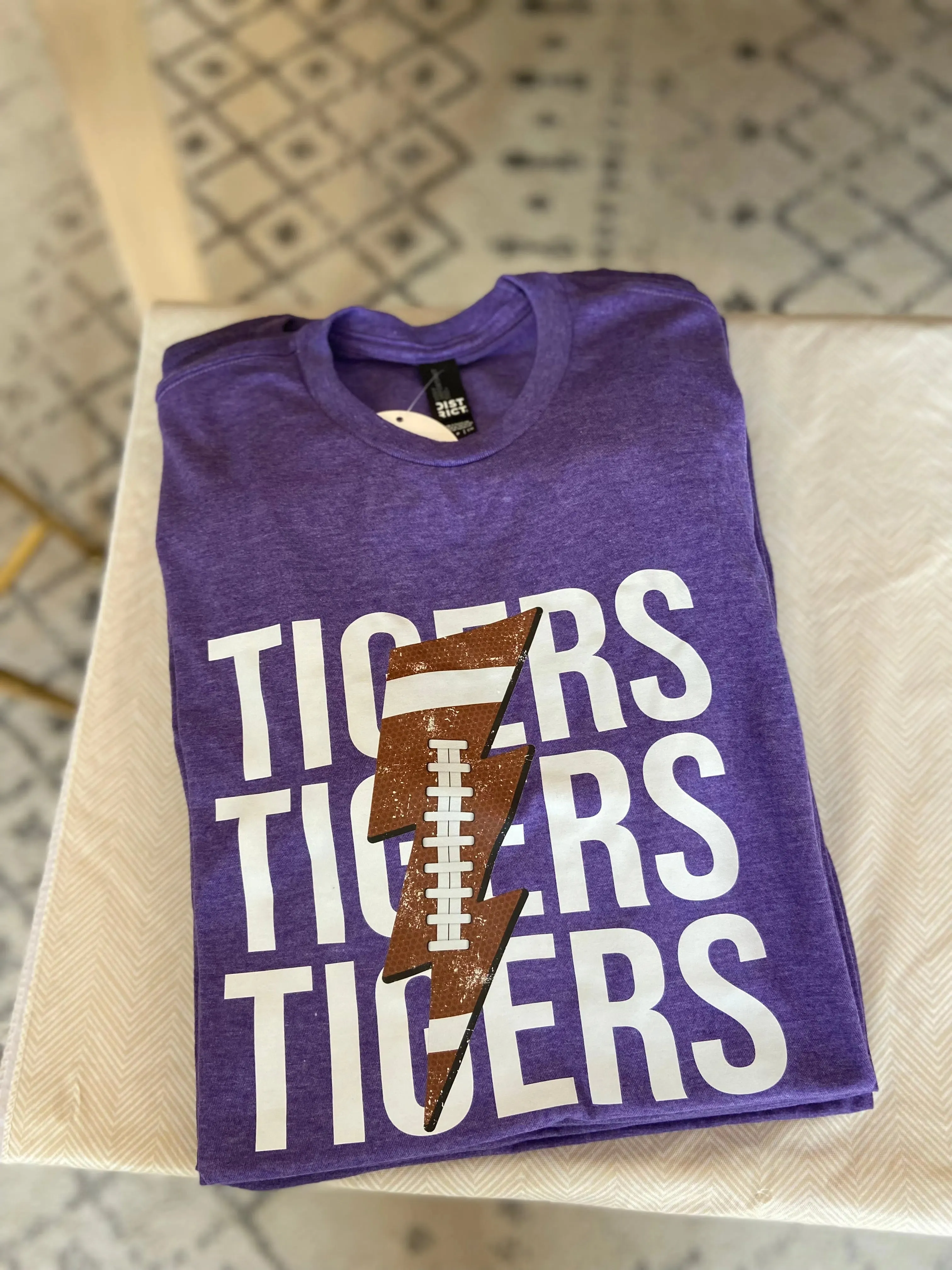 Pickerington Football Lightning Tee - Panthers or Tigers