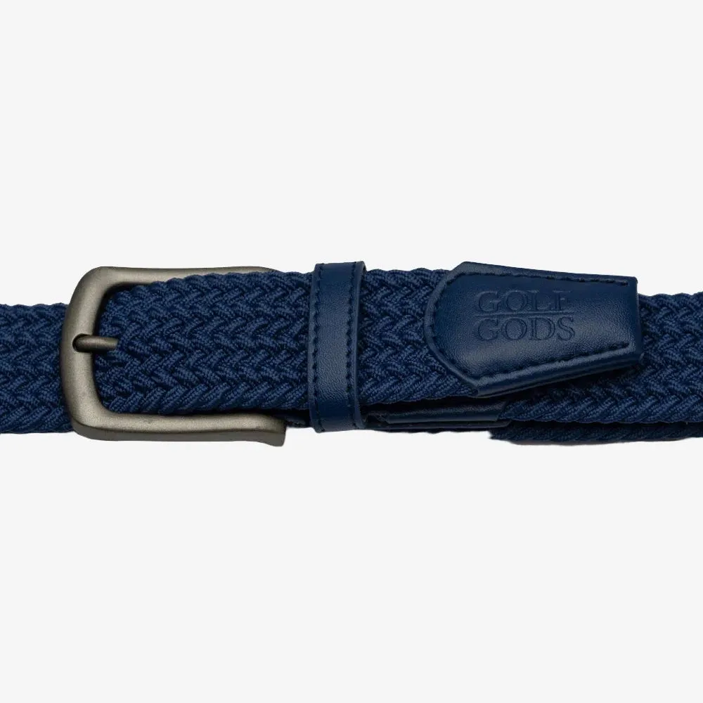 Players Woven Belt in Navy Blue