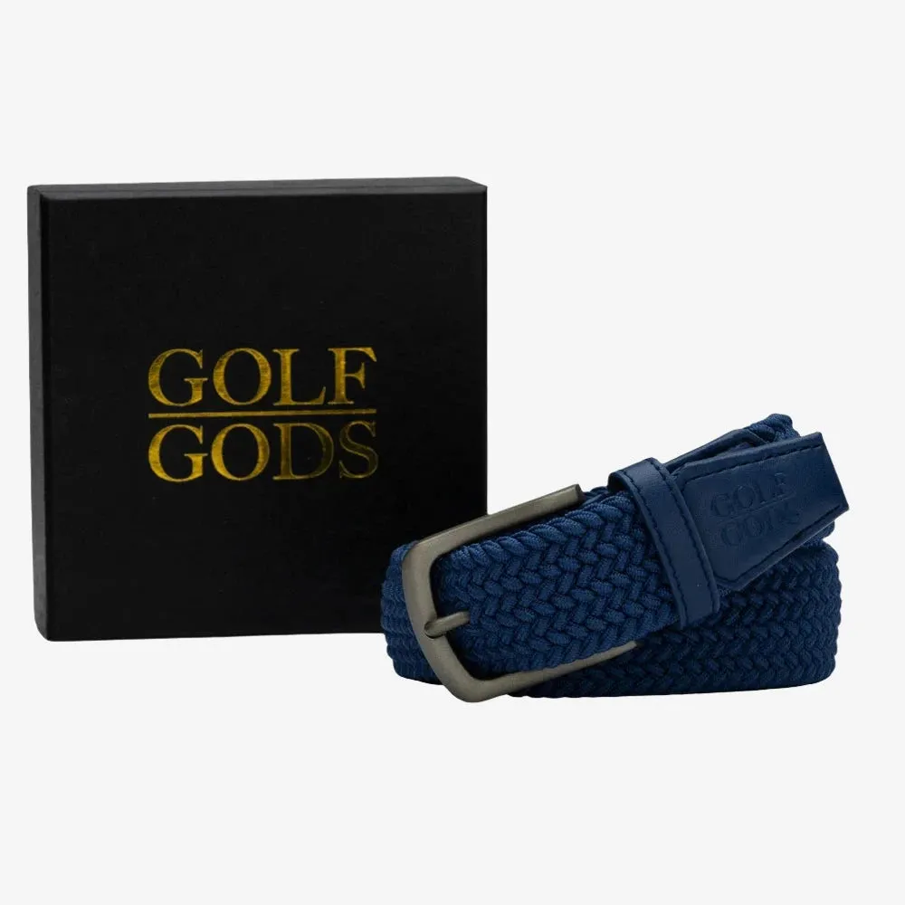 Players Woven Belt in Navy Blue