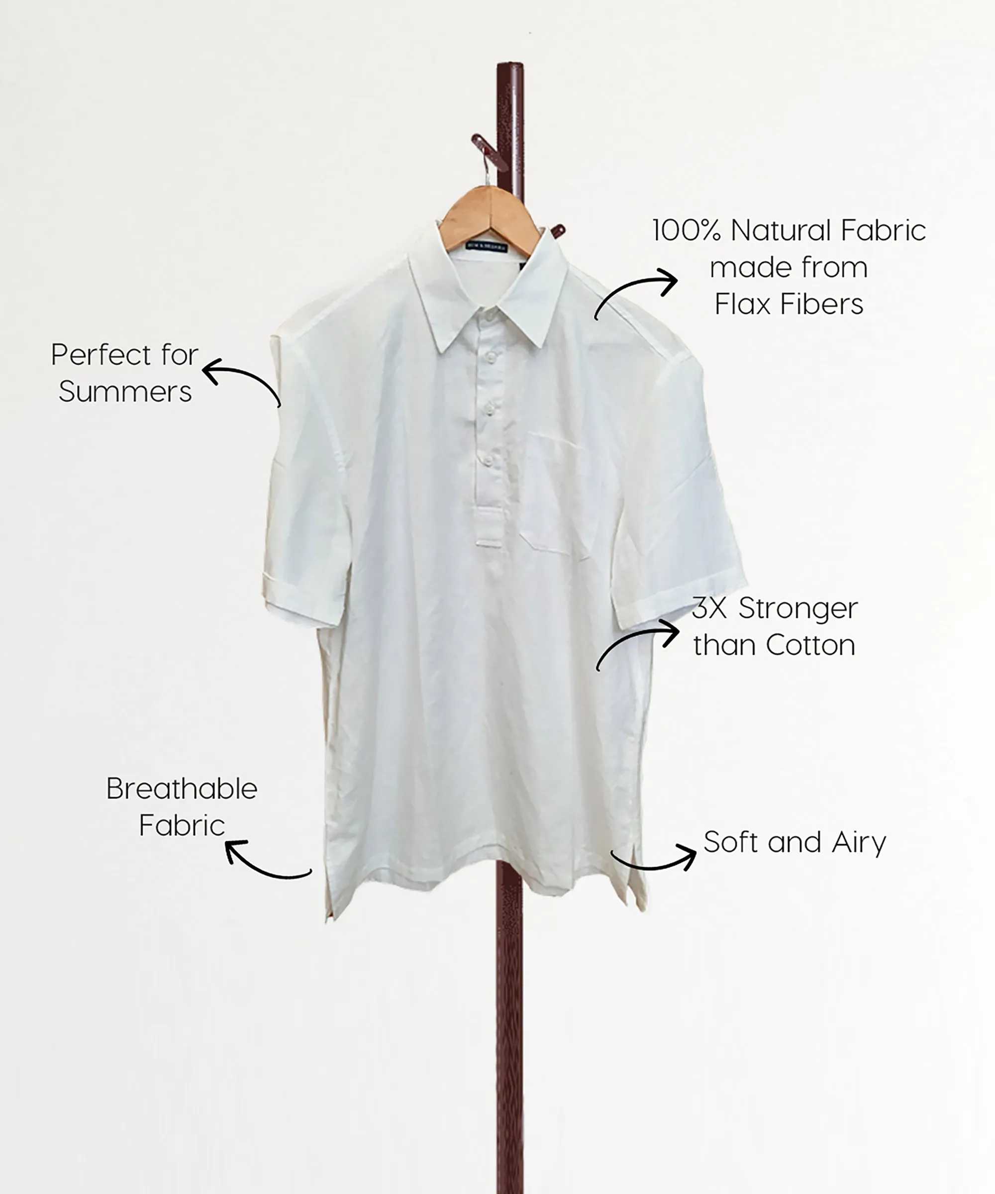 Porcelain White Popover Shirt