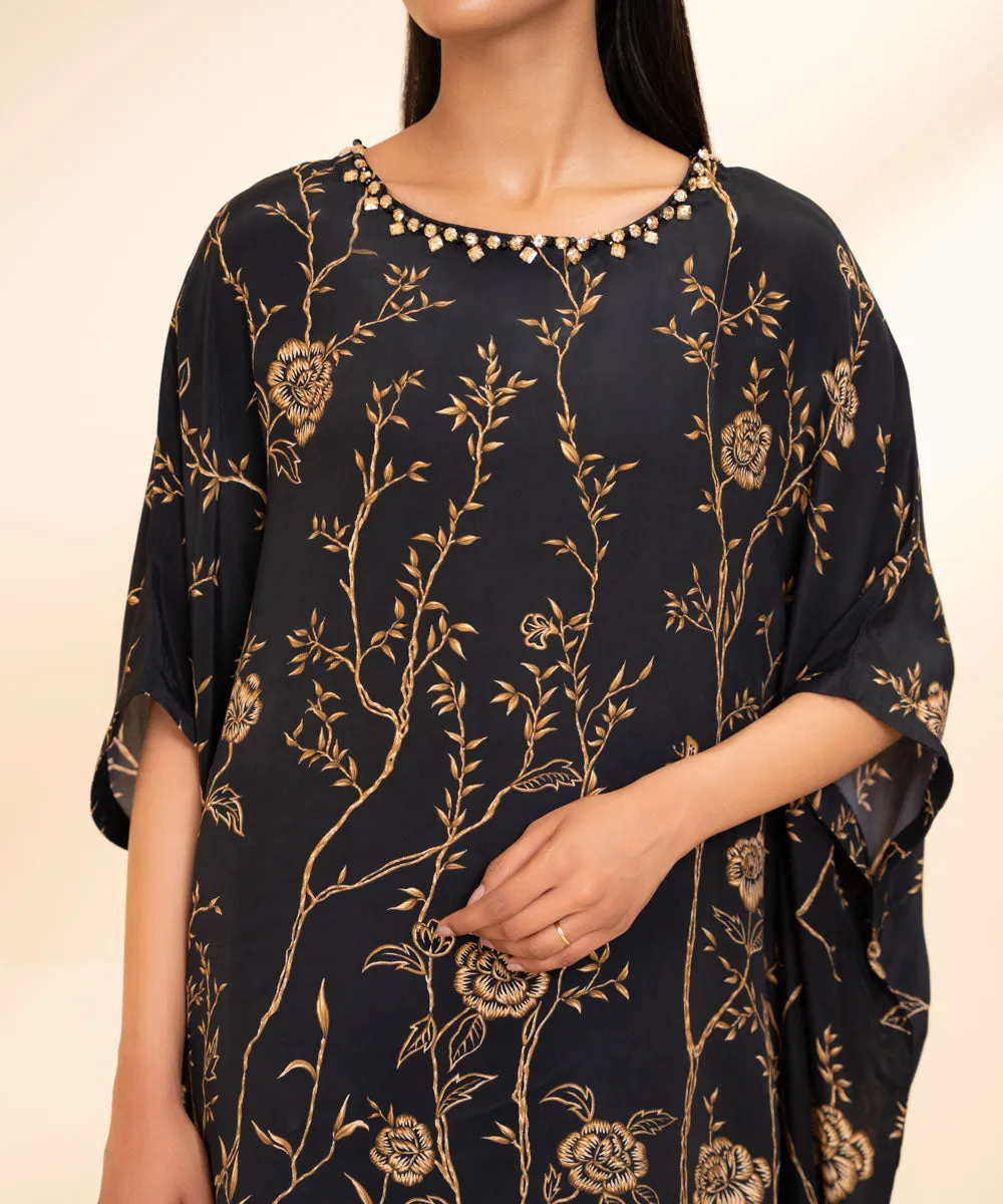 Printed Silk Kaftan