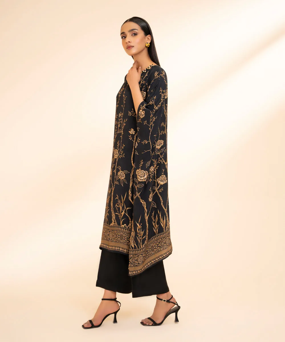 Printed Silk Kaftan