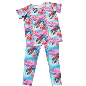 Reef Sunset Kids' Leggings Pyjama Set