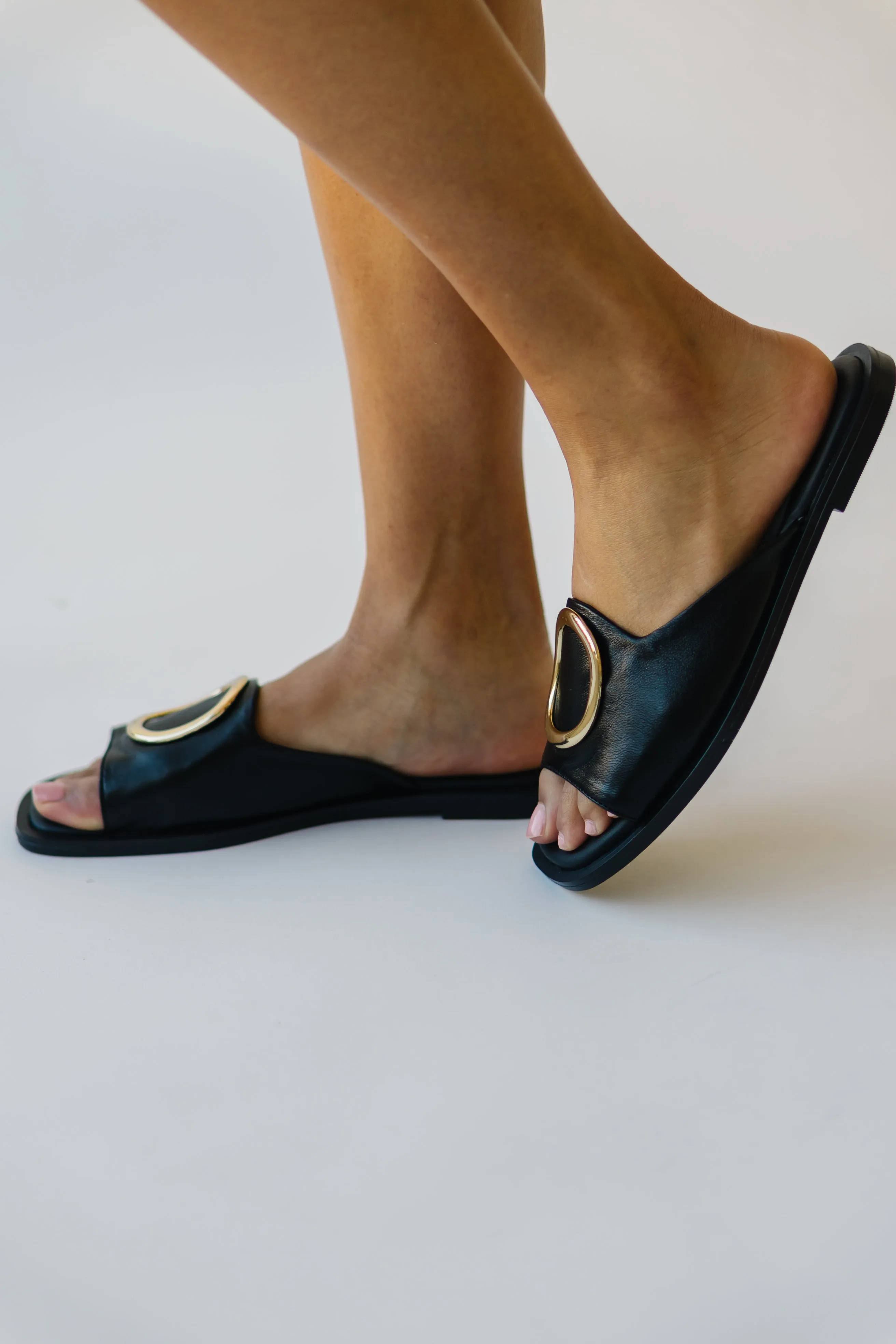 Seychelles: End of Time Sandal in Black