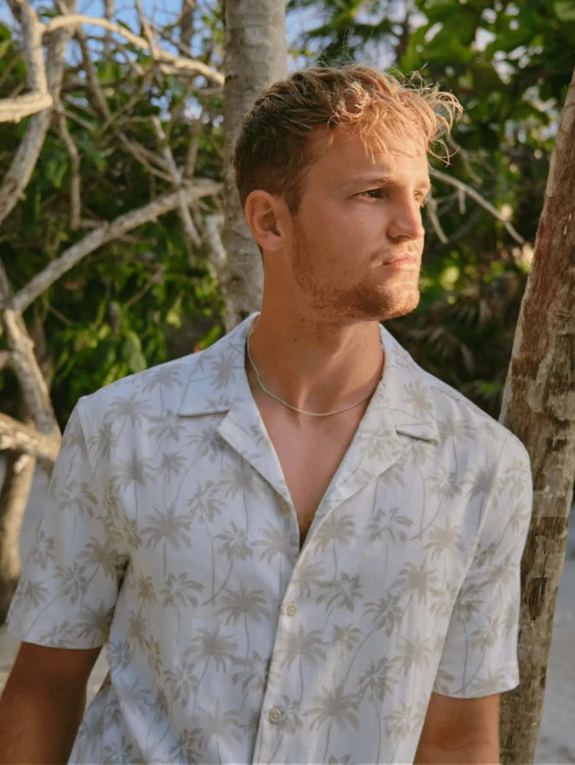 The Thomas Hemp Blend Shirt | Palm Tree