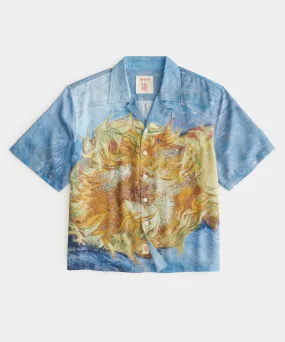 Todd Snyder x The Met Van Gogh Cropped Sunflowers Shirt