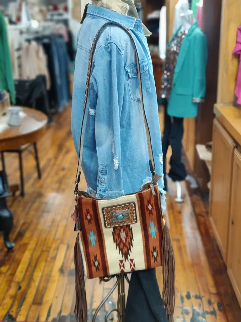 Trinidad Aztec Fringe Purse