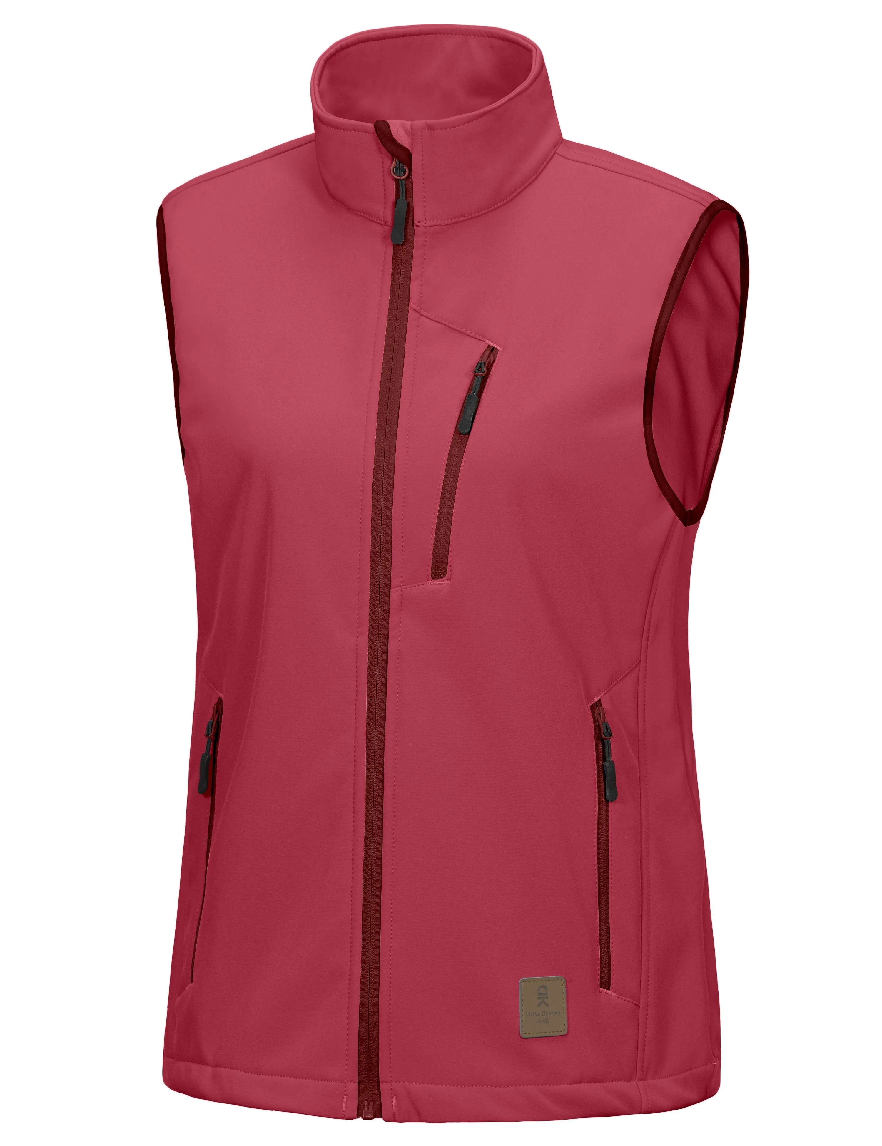 Women's Lightweight Fleece Lined Softshell Hiking 
 Golf Vest