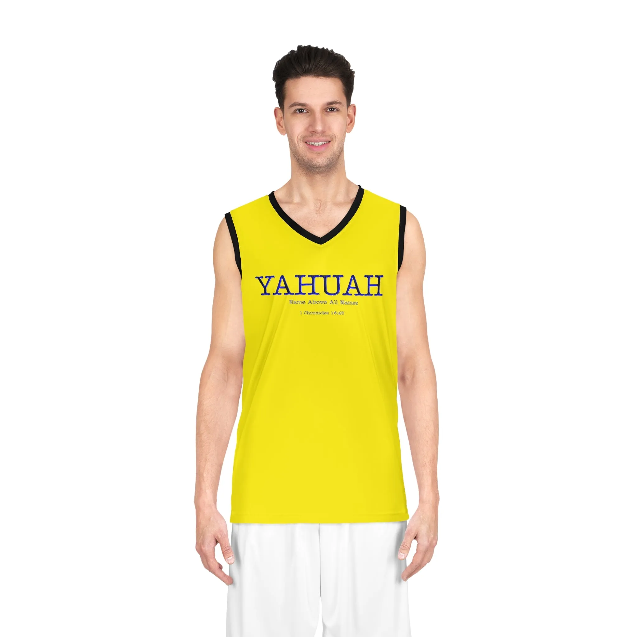 Yahuah-Name Above All Names 02-01 Designer Unisex Basketball Jersey